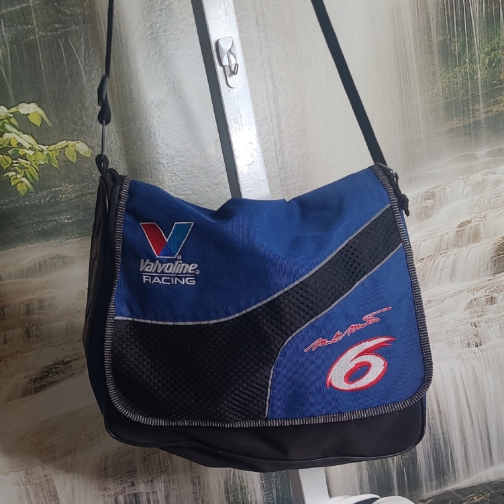 Valvoline Racing Mark Martin #6 Nascar canvas utility messenger shoulder bag
